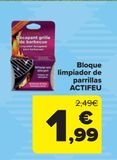 Oferta de Bloque limpiador de parrillas ACTIFEU por 1,99€ en Carrefour