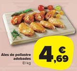 Oferta de Alas de pollo adobadas por 4,69€ en Carrefour Market