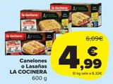 Oferta de Canelones o lasaña La Cocinera por 4,99€ en Carrefour Market
