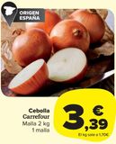 Oferta de Cebolla Carrefour por 3,39€ en Carrefour Market