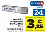 Oferta de Dentífrico blanqueante Sensodyne por 3,85€ en Carrefour Market