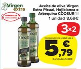 Oferta de Aceite de oliva virgen extra Picual, Hojiblanca o Arbequina Coosur por 8,69€ en Carrefour Market