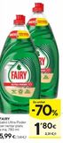 Oferta de Detergente Fairy por 5,99€ en Caprabo