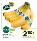 Oferta de Plátanos de Canarias eroski por 2,5€ en Caprabo