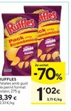 Oferta de RUFFLES Patatas sabor jamón xlb 275 g por 3,39€ en Caprabo