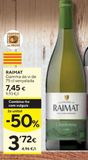Oferta de RAIMAT Vino blanco chardonnay D.O. Costers Segre 0,75 L por 7,45€ en Caprabo
