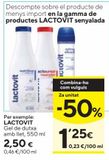 Oferta de LACTOVIT Desodorante original spray 200 ml por 2,5€ en Caprabo