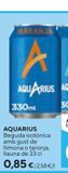 Oferta de AQUARIUS Bebida isotónica naranja 0,33 L por 0,85€ en Caprabo
