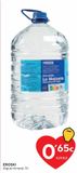 Oferta de EROSKI Agua mineral 5 L por 0,65€ en Caprabo