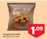 Oferta de Croquetas de pollo por 1,09€ en La Sirena