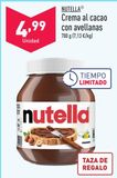 Oferta de Crema de cacao Nutella por 4,99€ en ALDI