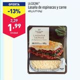 Oferta de Lasaña de espinacas por 1,99€ en ALDI