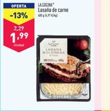 Oferta de Lasaña de carne por 1,99€ en ALDI