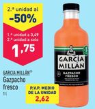Oferta de Gazpacho garcia millan por 3,49€ en ALDI