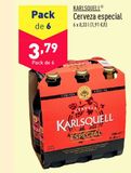Oferta de Cerveza especial por 3,79€ en ALDI