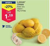 Oferta de Limones por 1,19€ en ALDI