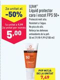 Oferta de Crema solar Ecran por 9,99€ en ALDI