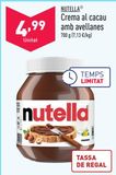 Oferta de Crema de cacao Nutella por 4,99€ en ALDI