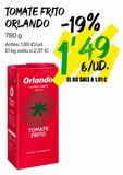 Oferta de Tomate frito Orlando por 1,49€ en Ahorramas