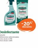 Oferta de Desinfectante Sanytol por 3,8€ en TiendAnimal