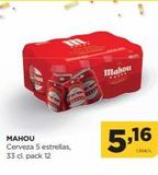 Oferta de Cerveza Mahou en Alimerka