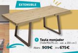 Oferta de Mesa de comedor por 675€ en Mubak