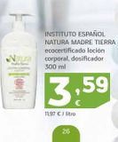 Oferta de Loción hidratante Instituto Español por 3,59€ en HiperDino