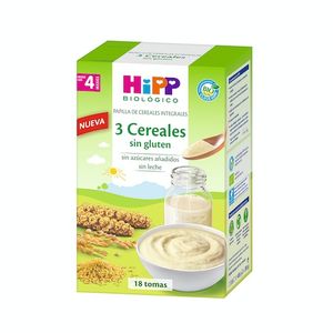 Oferta de Papillas de cereales integrales 3 cereales biológico HIPP 400 gr por 4,47€ en Clarel
