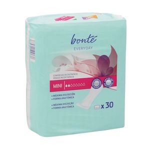 Oferta de Compresas de incontinencia BONTE mini bolsa 30 uds por 3,92€ en Clarel