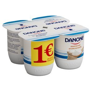 Oferta de Yogur Natural Azucarado 4UD por 1€ en Hiperber