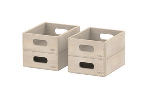Oferta de Set de cajas de almacenaje de madera - mini por 45€ en FLEXA