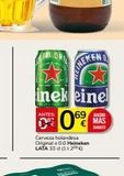 Oferta de Cerveza holandesa Heineken en Supermercados Charter