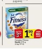 Oferta de NEO  Ongel  Fitness  Cereales Fitness Nestlé 375g (15)  ANTES:  199  AHORA  3 1⁹⁹ MAS  BARA  en Supermercados Charter