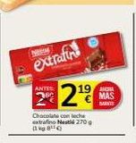 Oferta de Chocolate con leche  en Supermercados Charter