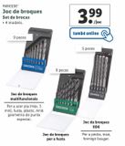Oferta de Brocas Parkside por 3,99€ en Lidl