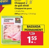 Oferta de Chopped de pavo Realvalle por 1,55€ en Lidl