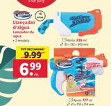 Oferta de Lanzador de agua Nerf por 6,99€ en Lidl