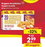 Oferta de Nuggets de pollo por 2,99€ en Lidl