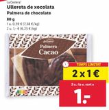 Oferta de Palmeras de chocolate La Cestera por 0,59€ en Lidl