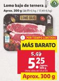 Oferta de Lomo de ternera por 5,25€ en Lidl