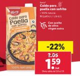Oferta de Caldo de paella Kania por 1,59€ en Lidl
