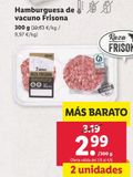 Oferta de Hamburguesas de vacuno por 2,99€ en Lidl