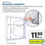 Oferta de Mosquiteras Livarno por 11,99€ en Lidl