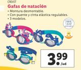 Oferta de Gafas de natación Crivit por 3,99€ en Lidl
