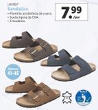 Oferta de Sandalias Livergy por 7,99€ en Lidl
