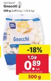 Oferta de Gnocchi chef select por 0,89€ en Lidl