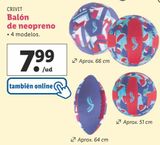 Oferta de Balón Crivit por 7,99€ en Lidl