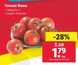 Oferta de Tomate de rama por 1,79€ en Lidl