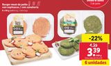 Oferta de Hamburguesas de pollo por 3,39€ en Lidl
