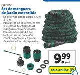 Oferta de Manguera Parkside por 9,99€ en Lidl
